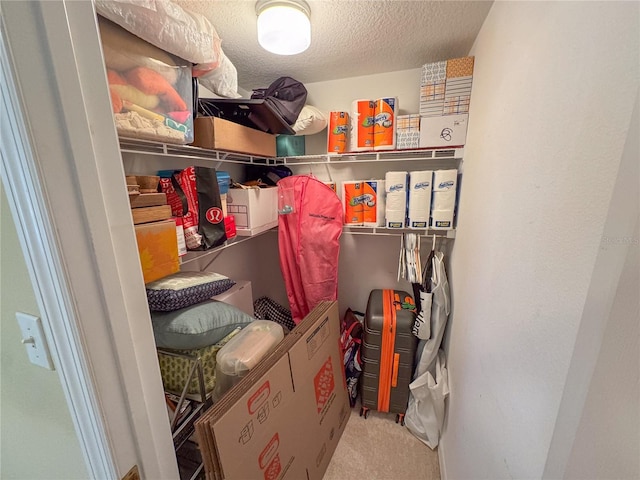 view of storage room