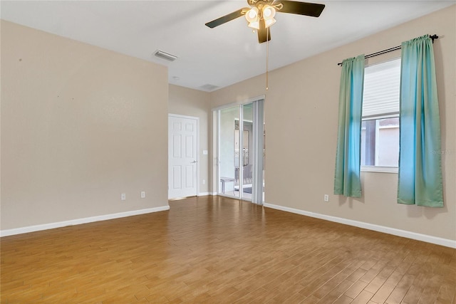 2975 White Cedar Cir, Kissimmee, FL 34741 - unfurnished room with ceiling fan and light wood-style flooring