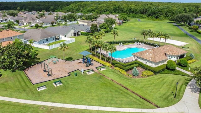 2975 White Cedar Cir, Kissimmee, FL 34741 - bird's eye view of a pool
