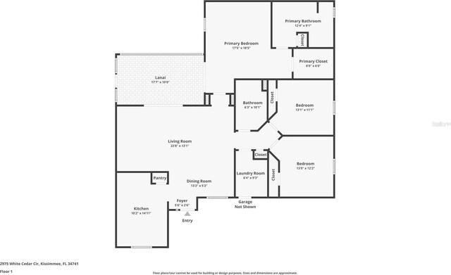 2975 White Cedar Cir, Kissimmee, FL 34741 - view of home floor plan