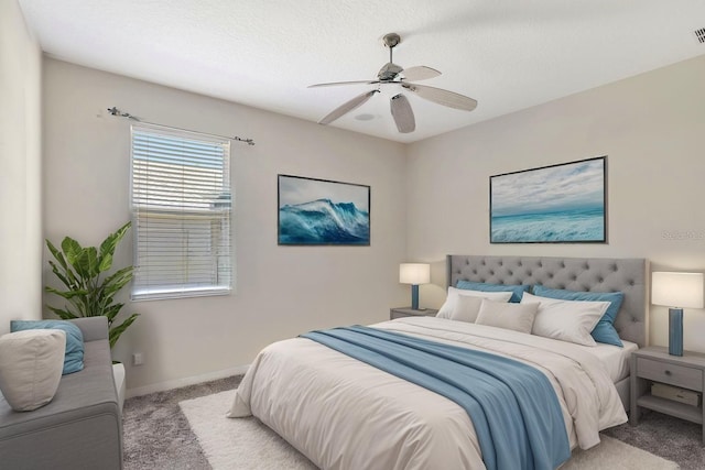 626 Green Rock Ct, Apopka, FL 32712 - bedroom with light colored carpet and ceiling fan