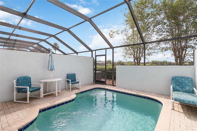 7663 Fitzclarence St, Kissimmee, FL 34747 - outdoor pool featuring a patio area and a lanai