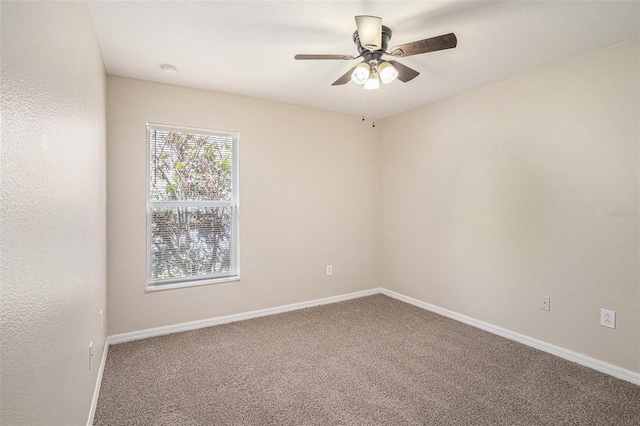 3319 Thistledown Ln, Land O Lakes, FL 34638 - carpeted empty room with baseboards and a ceiling fan