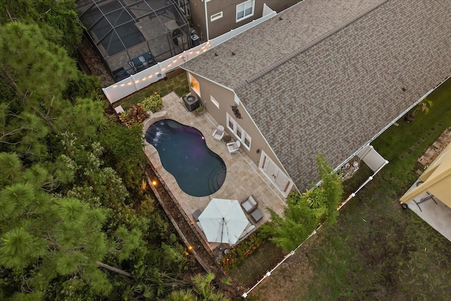 drone / aerial view