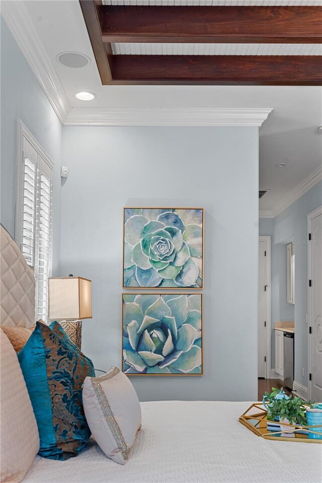 5909 Oxford Moor Blvd, Windermere, FL 34786 - bedroom with ornamental molding