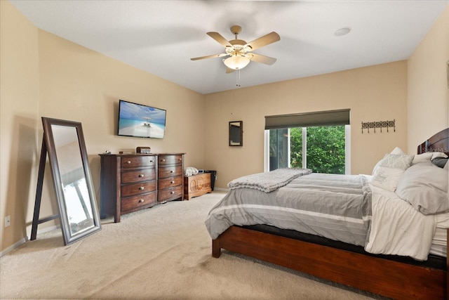 1428 Lucky Pennie Way, Apopka, FL 32712 - bedroom with carpet, a ceiling fan, and baseboards