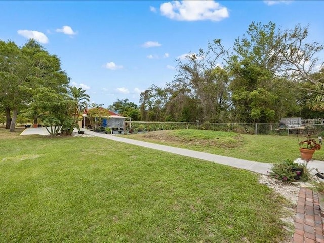 view of yard