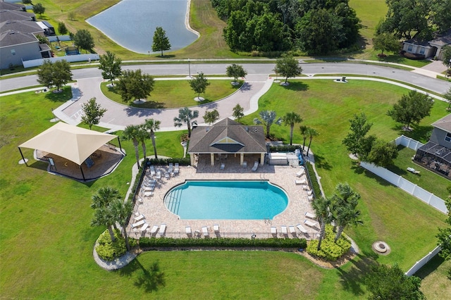 459 Millwood Pl, Winter Garden, FL 34787 - drone / aerial view of a pool area