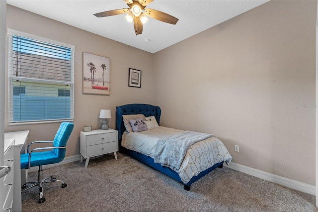 570 Cascading Creek Ln, Winter Garden, FL 34787 - carpeted bedroom featuring baseboards and ceiling fan