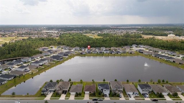 1631 Pontiff Pl, Davenport, FL 33896 - aerial perspective of suburban area featuring a large body of water