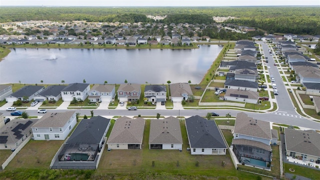 1631 Pontiff Pl, Davenport, FL 33896 - aerial perspective of suburban area featuring a large body of water