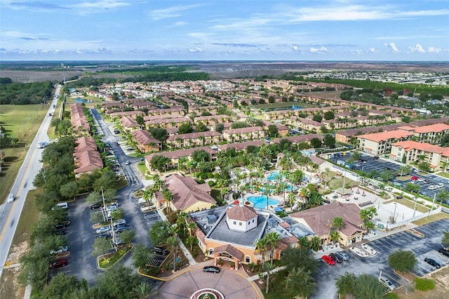 birds eye view of property featuring a residential view