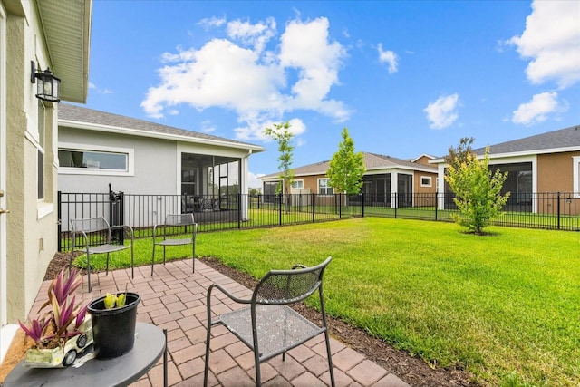 2524 Datura Loop, Saint Cloud, FL 34772 - view of yard featuring a patio and a sunroom