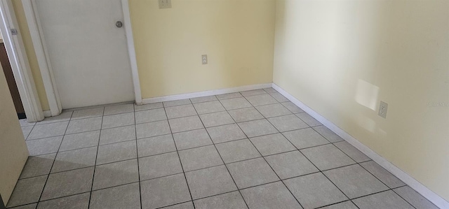 view of tiled empty room