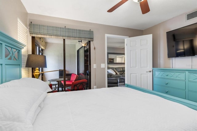 3221 White Ibis Ct Unit C1, Punta Gorda, FL 33950 - bedroom featuring a ceiling fan