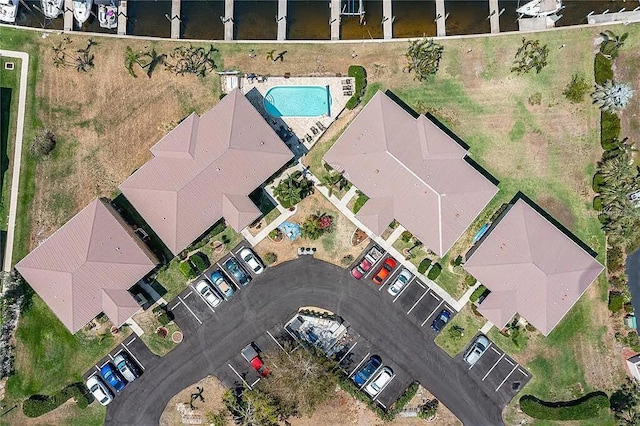 3221 White Ibis Ct Unit C1, Punta Gorda, FL 33950 - drone / aerial view of a pool