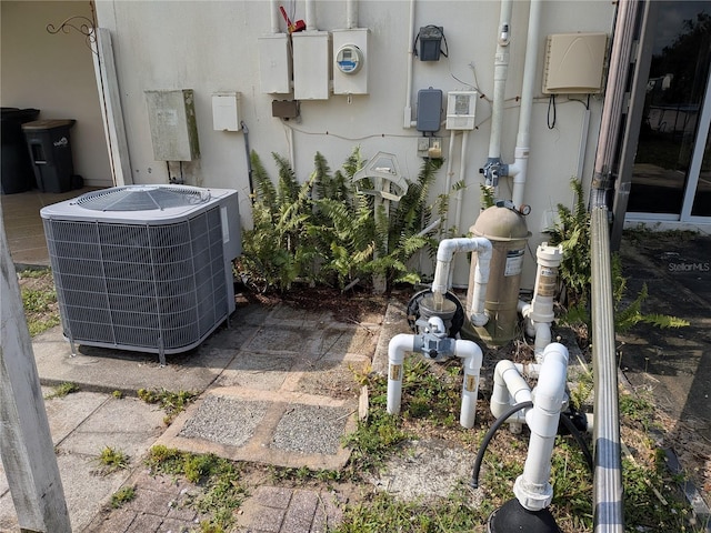 4299 Bullard St, North Port, FL 34287 - view of patio / terrace featuring central AC