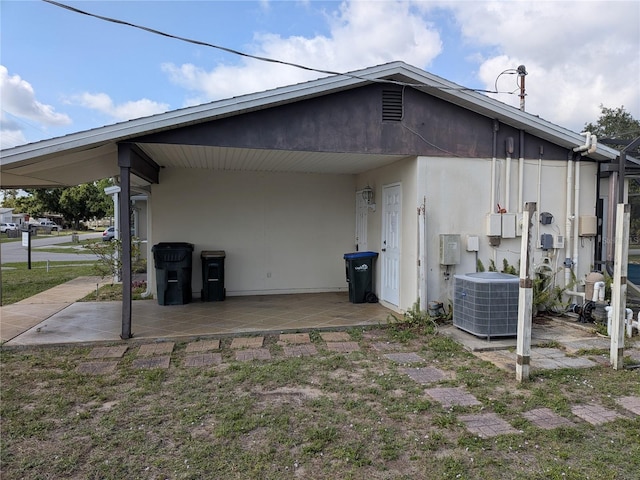 4299 Bullard St, North Port, FL 34287 - view of home's exterior featuring central air condition unit