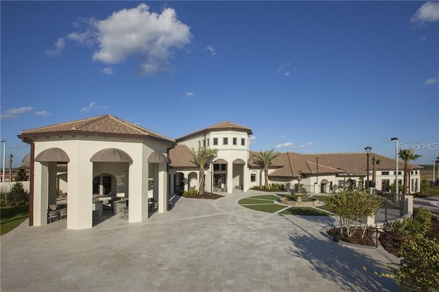 view of home's community featuring a patio