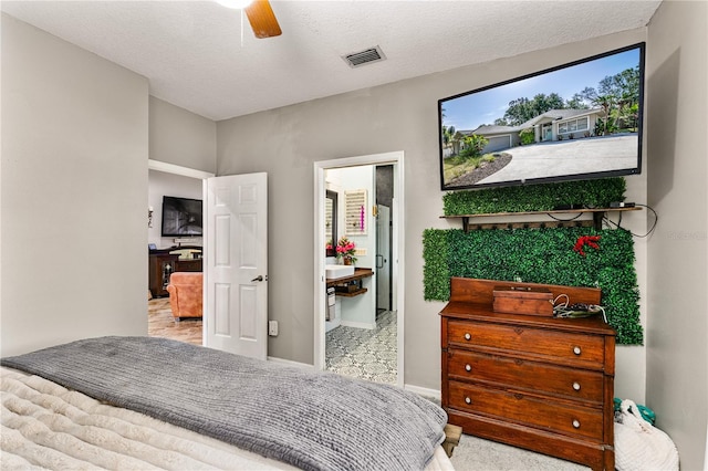 2623 Gables Dr, Eustis, FL 32726 - carpeted bedroom with a ceiling fan and baseboards