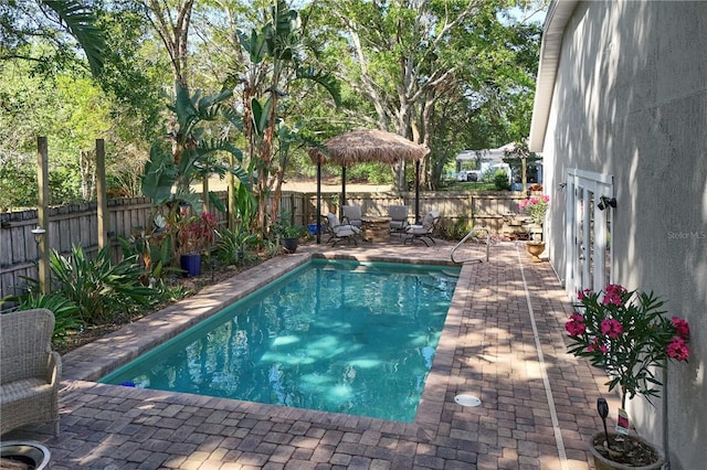 2623 Gables Dr, Eustis, FL 32726 - view of pool featuring a fenced backyard and a patio
