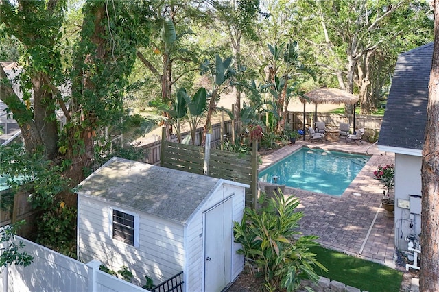 2623 Gables Dr, Eustis, FL 32726 - view of pool with a fenced backyard and a patio area