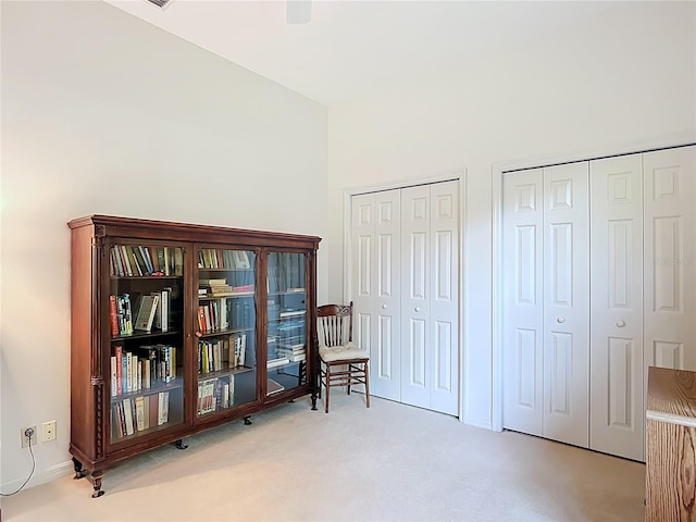 502 Canopy Ln, Lady Lake, FL 32159 - sitting room featuring carpet flooring and baseboards