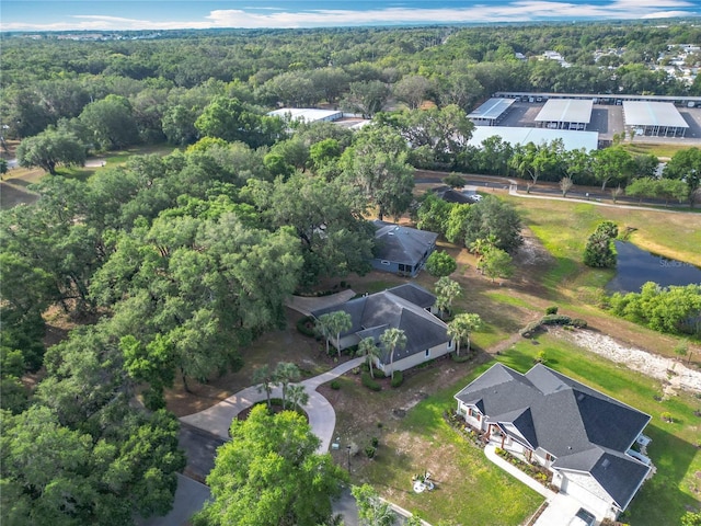 502 Canopy Ln, Lady Lake, FL 32159 - aerial view of a heavily wooded area and a nearby body of water