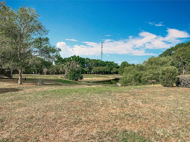502 Canopy Ln, Lady Lake, FL 32159 - view of grassy yard featuring a water view