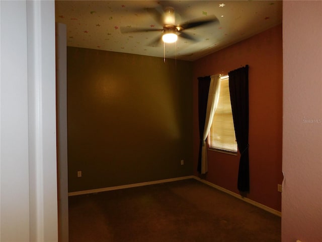 7045 Branch Ct, Saint Cloud, FL 34771 - carpeted empty room with a ceiling fan and baseboards