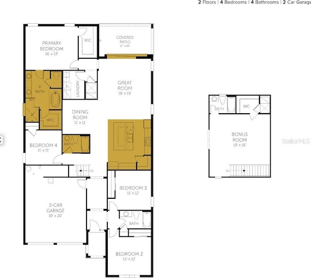 2591 Seagirt Way, Clermont, FL 34711 - home floor plan