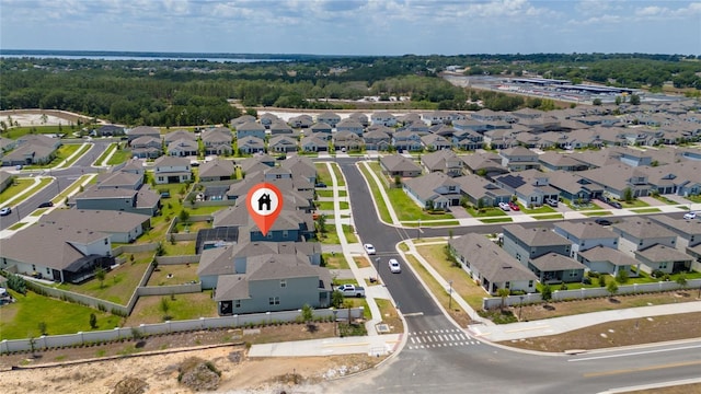 2591 Seagirt Way, Clermont, FL 34711 - aerial view of property and surrounding area with nearby suburban area