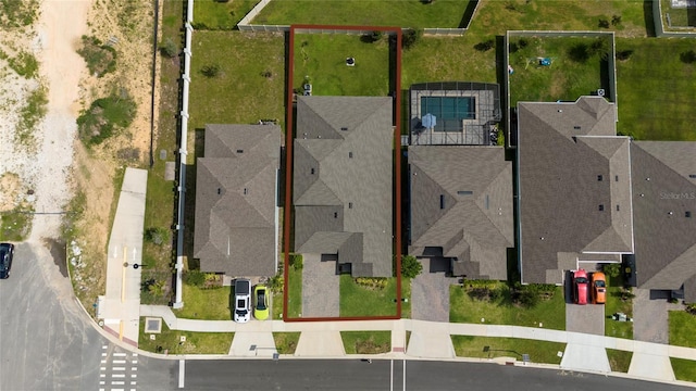 2591 Seagirt Way, Clermont, FL 34711 - aerial view of residential area featuring property parcel outlined