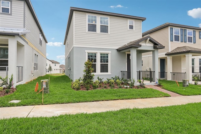 16460 Silver Brook Way, Winter Garden, FL 34787 - view of front facade with a front yard and stucco siding