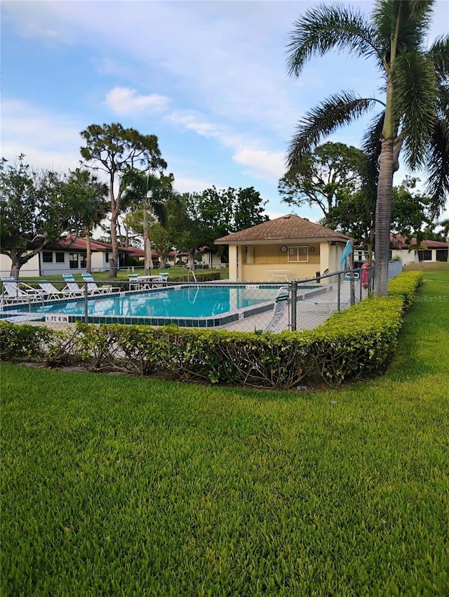 view of community pool