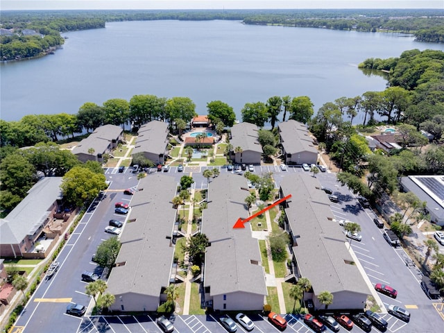 1163 Paseo Del Mar Unit B, Casselberry, FL 32707 - aerial view of residential area with a nearby body of water