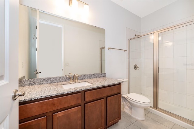 6132 Bimini Twist Loop, Orlando, FL 32819 - full bath with a stall shower, tile patterned flooring, toilet, and vanity