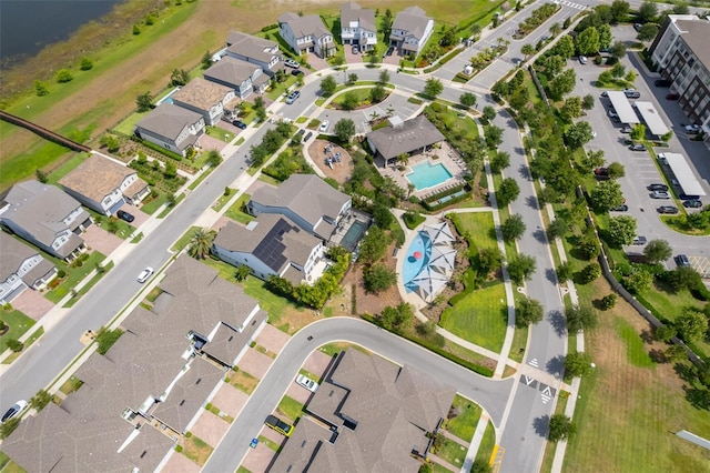 6132 Bimini Twist Loop, Orlando, FL 32819 - aerial view of property's location featuring a pool area and nearby suburban area
