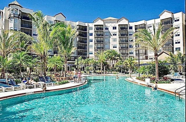 view of community pool
