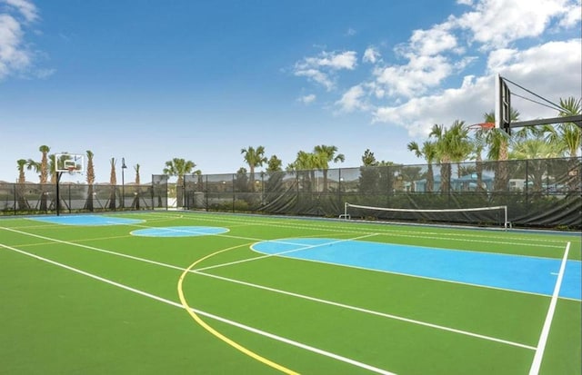 2030 Majorca Dr, Kissimmee, FL 34747 - view of basketball court featuring fence, community basketball court, and a tennis court