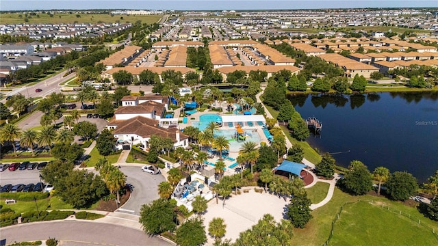2030 Majorca Dr, Kissimmee, FL 34747 - view of property location featuring a pool, a large body of water, and nearby suburban area