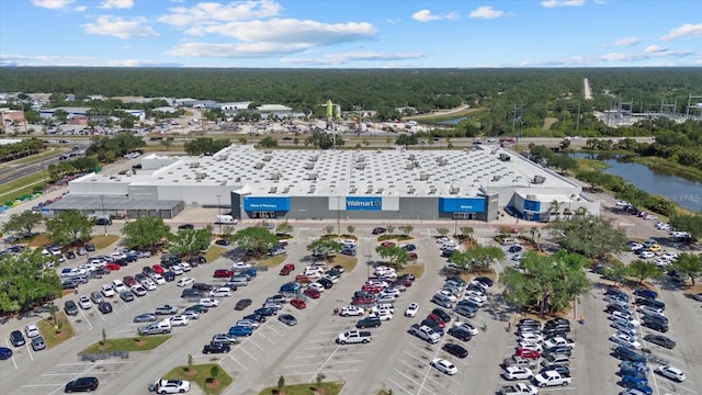 bird's eye view of a heavily wooded area