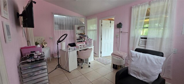 1302 Center St, Ocoee, FL 34761 - office space featuring light tile patterned floors and vaulted ceiling
