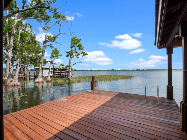 9916 Lone Tree Ln, Orlando, FL 32836 - dock area featuring a water view