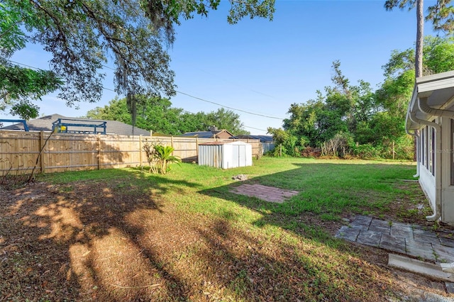 1550 Maxwell Ln, Deltona, FL 32738 - view of yard featuring a shed and an outbuilding