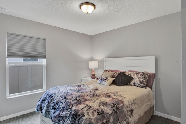 208 Summerlin Ln, Haines City, FL 33844 - bedroom with carpet, baseboards, and a textured ceiling