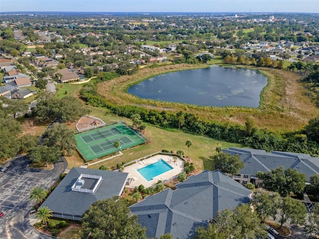 2498 Saint Augustine Blvd, Haines City, FL 33844 - aerial view of property and surrounding area featuring a large body of water and a pool