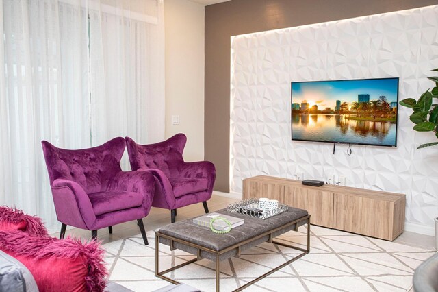 8944 Sydney Ave, Kissimmee, FL 34747 - living area featuring baseboards and light tile patterned flooring