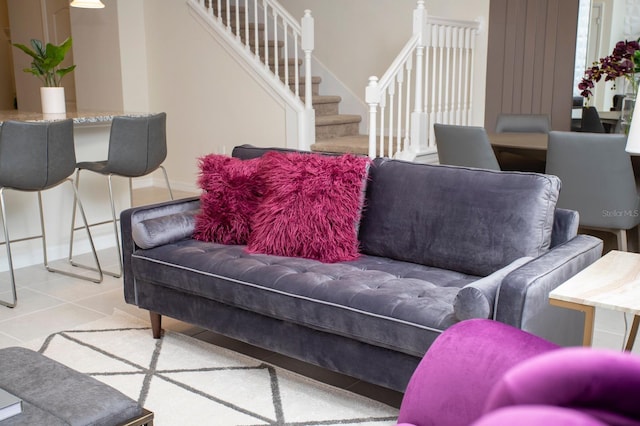 8944 Sydney Ave, Kissimmee, FL 34747 - living room featuring stairway