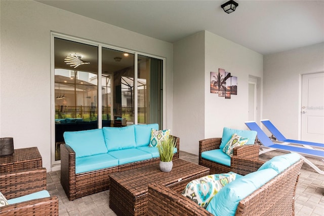 view of patio / terrace with outdoor lounge area
